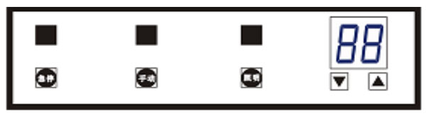 全自動風(fēng)淋室面板示意圖 全自動風(fēng)淋室面板示意圖